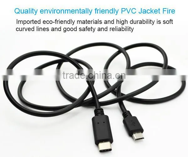 New product usb type c data charging cable 3.1 to micro