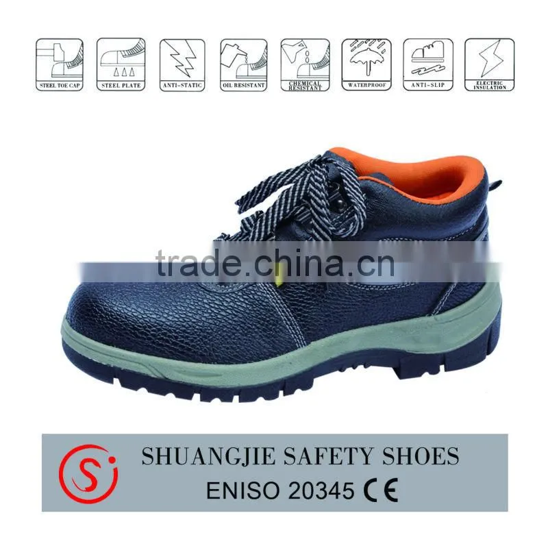 good quality steel toe safety shoes for foot protection model NO9713