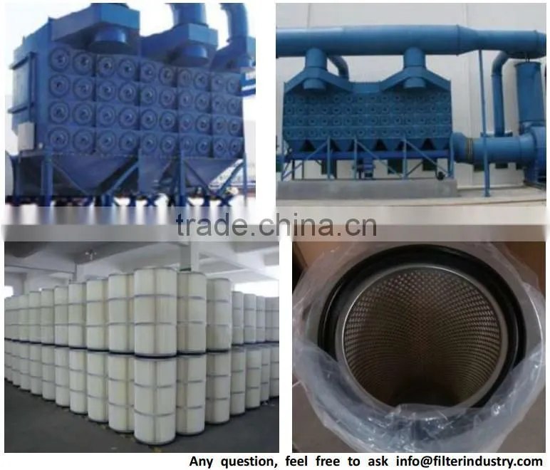 Industry dust filter cartridge/PET media