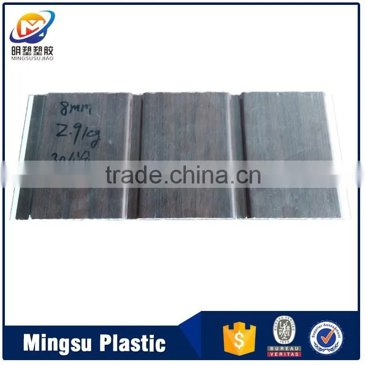 Hot new products for 2016 black plastic wood decorative wall panel