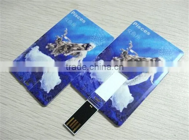 Credit card usb flash drive with full color printing