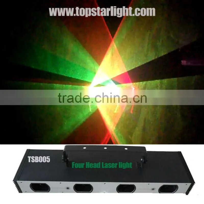 wholesale 4 head laser light Four Head Green &red laser