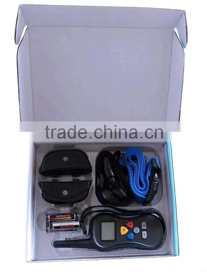 Lorewin-Dog Trainer 300M for 2 Dogs Pet Dog Remote Control Training Collar