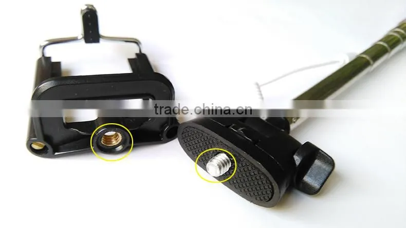 Monopod/Selfie stick with DC3.5 cable