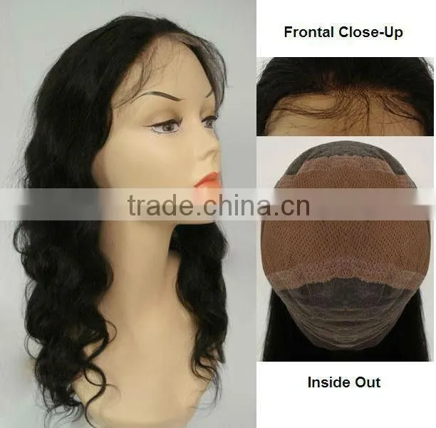 Hot Beauty 20" #1b#4 Ombre Color, Loose Wave, 100% Brazilian virgin hair Full lace wig