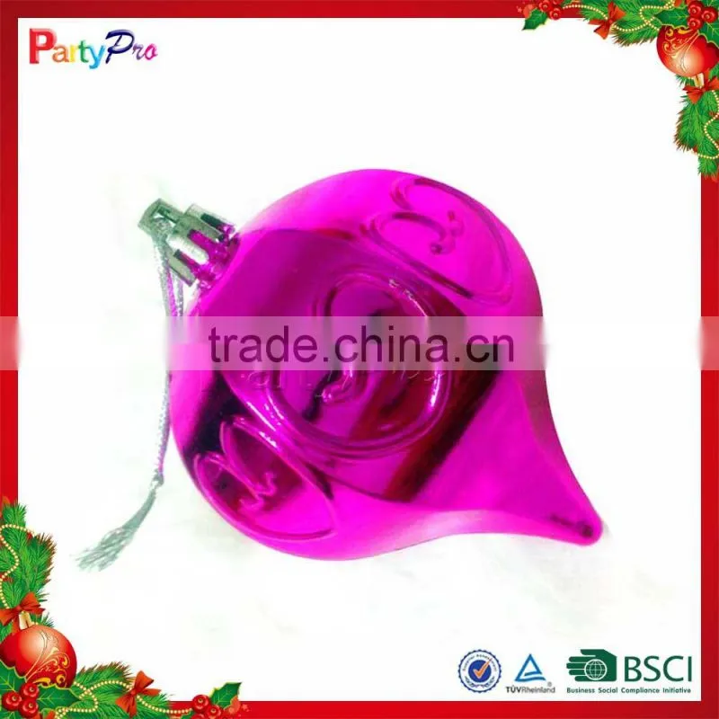Partypro 2015 Wholesale Christmas Decorations Colorful Balls Lighted Christmas Hanging Balls Decoration