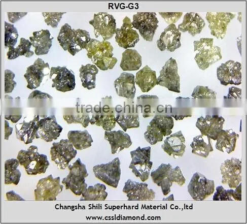 Synthetic RVG diamonds polycrystalline powder for hard alloy processing