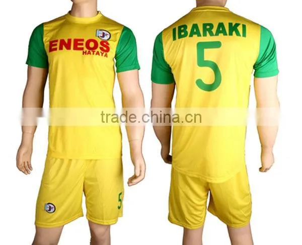 Customized any logo name numbers breathable sublimation soccer uniform
