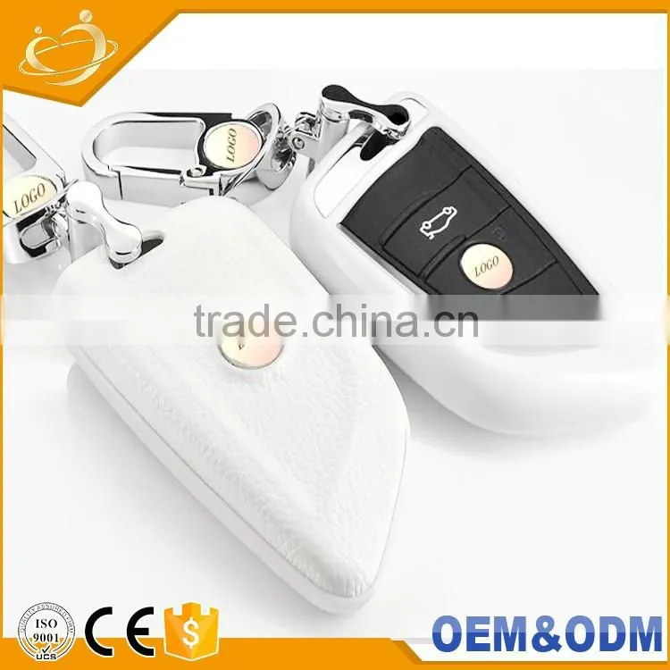 Auto Leather Case cover Protector Shell Fob Remote Car Key shell for BMW X5 X6