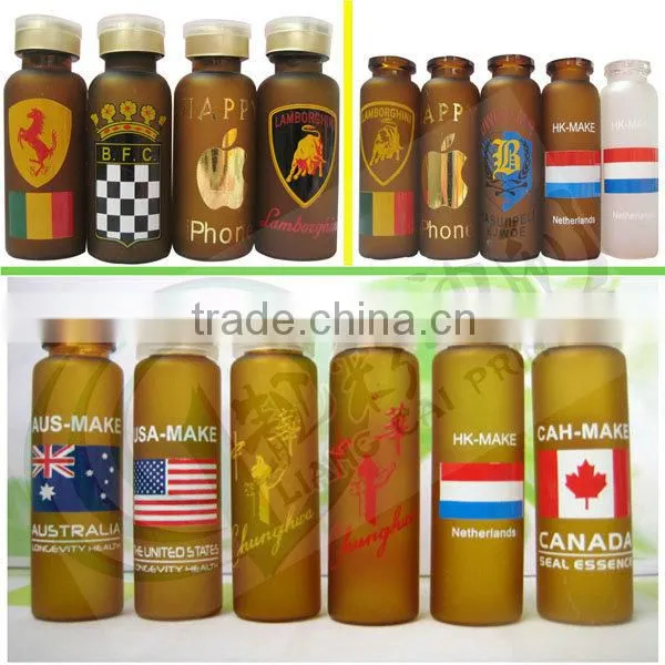 Fancy 15ml serum glass vial bottles injection glass ampoules vial