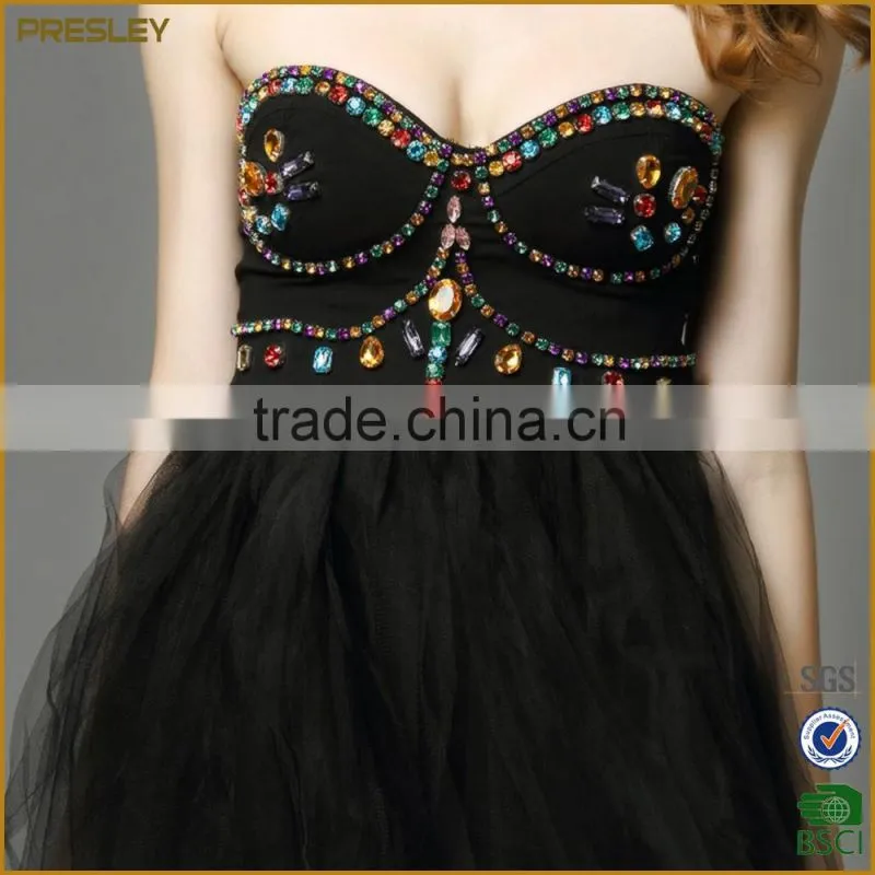 2016 Fashion Dresses Designer One Piece Party Dress, Girl Party Wear Western Dress