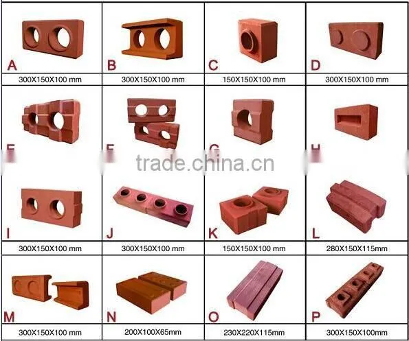 Fully automatic WT2-10 new design soil clay interlocking paver brick making machine