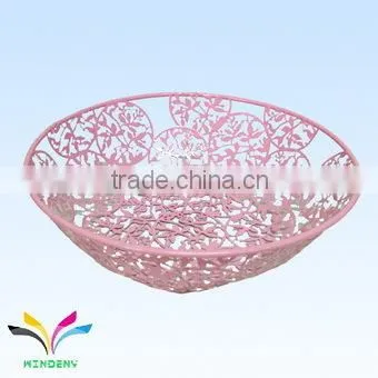 Round storage wire kitchen hanging fruit basket