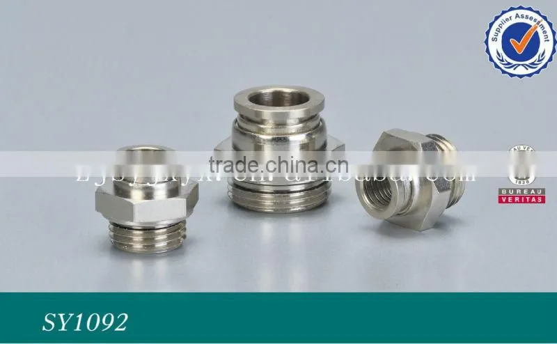 SANYE brass quick straight connector