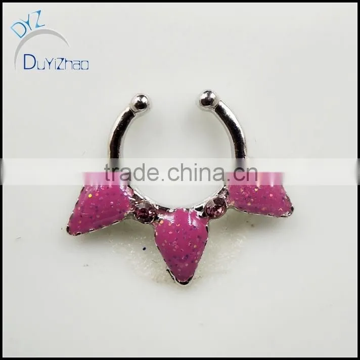 Cheap fashion hoop nose rings jewelry for women