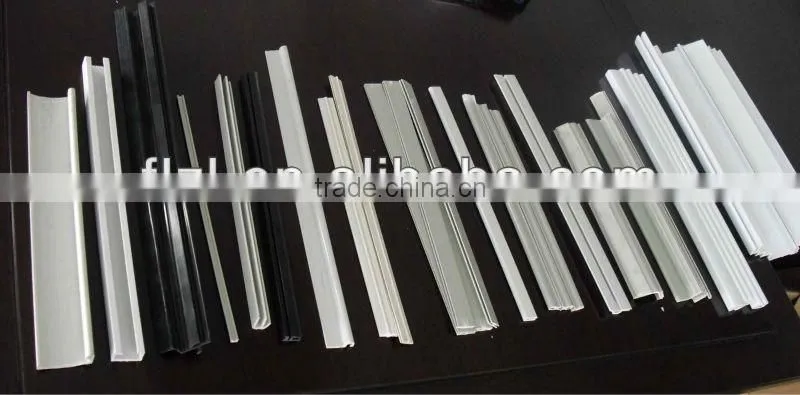 PVC frame for refrigerator,aluminum cabient door frame,Cooler&refrigerator plastic frame