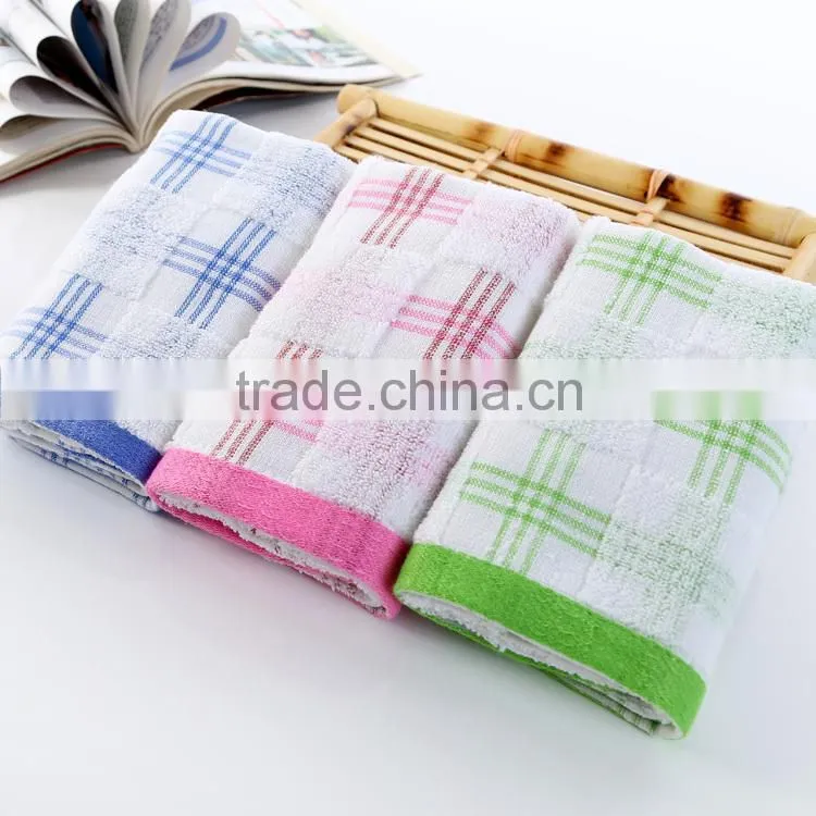 high quality 100% cotton face towel supplier in China