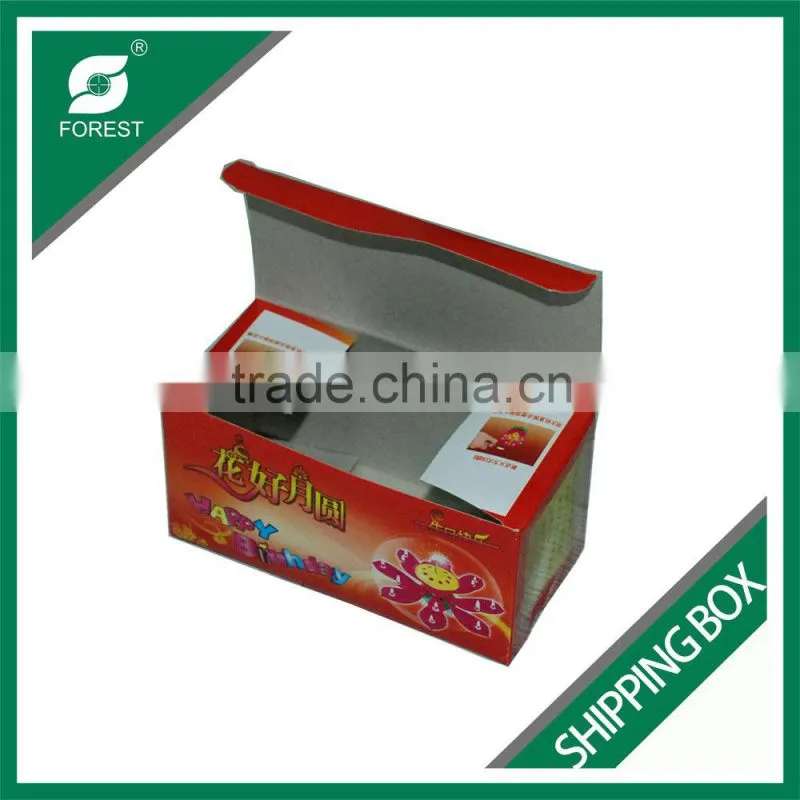 CHEAP PRICE CARDBOARD COOKIES SHIPPING BOXES WITH GLOSSY LAMINATED