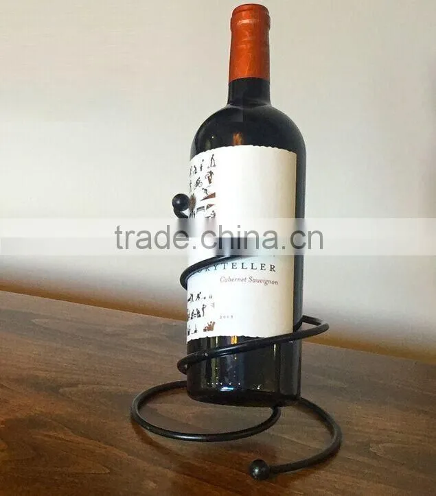 classical eco-friend wholesale metal wine bottle holder