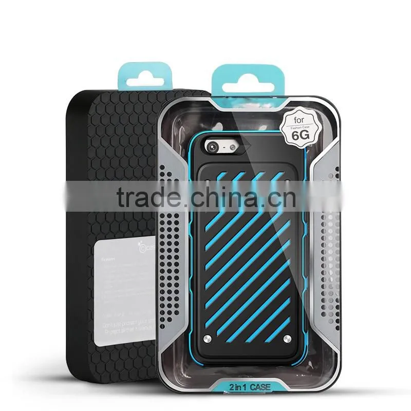 Wholesale Shock Resistant Slim Armor Cell Phone Cover For Iphone 6 Hybrid Case