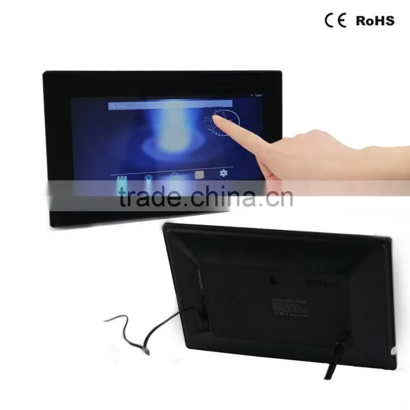 10.1" LED HD screen advertising display for Android 4.4 support wifi/3G/SD card tablet touch panel