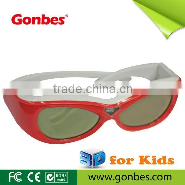 kid size active universal 3D DLP LINK glasses for projector