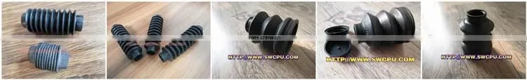 Custom small rubber bellows for industry