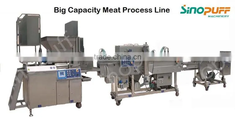 Meat Patty Machine/patty making machine/Meat Patty Process Line