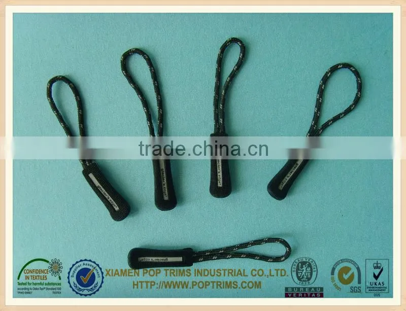 soft rubber zipper slider puller