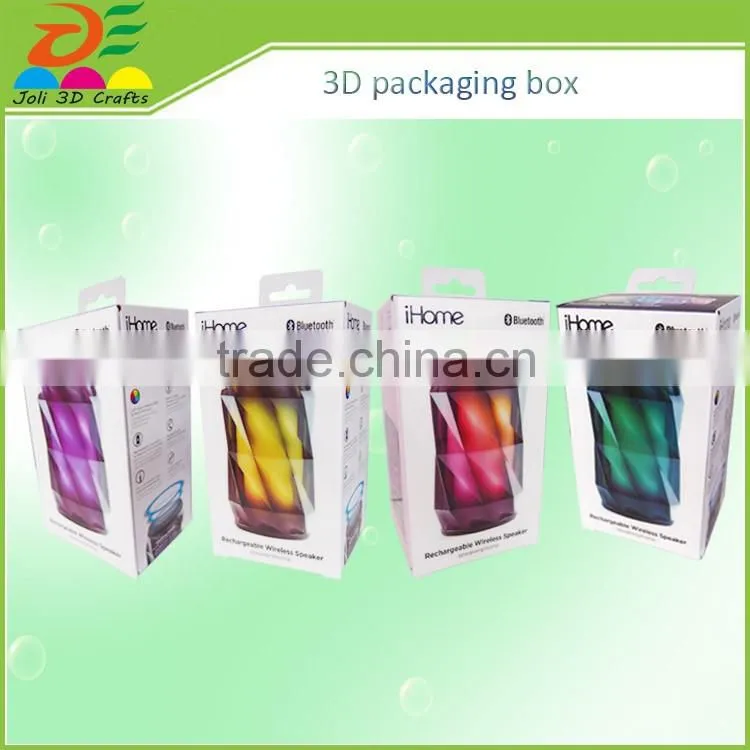 Unique printed small Plastic 3D Lenticular Package Box