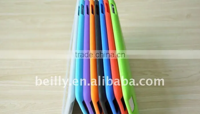 HOT SELL!!! Fashion candy silicone custom case for iPad 2