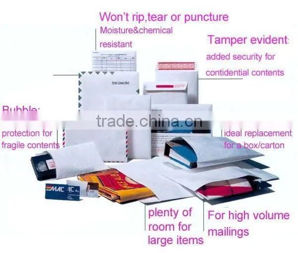High Quality Mailing Bag Inner Bubble Paper Tyvek Envelope