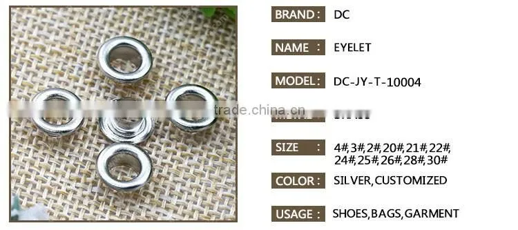 Antique brass,Metal,copper,nickel,brass,zinc Material and Metal Feature eyelet