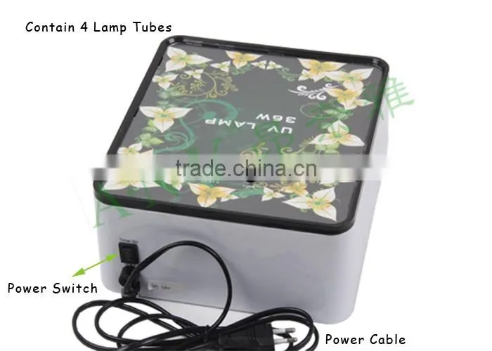 Professional Salon Nail Beauty Design Using 36W LED UV Lamp for Drying UV Glue