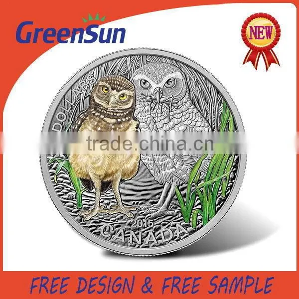 Modern professional silver and gold commemorative coins