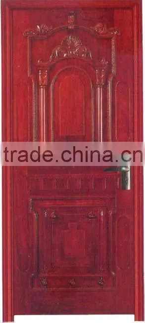 solidwood/ hardwood doors(heavy duty door latch/aluminum plastic composite door frame)