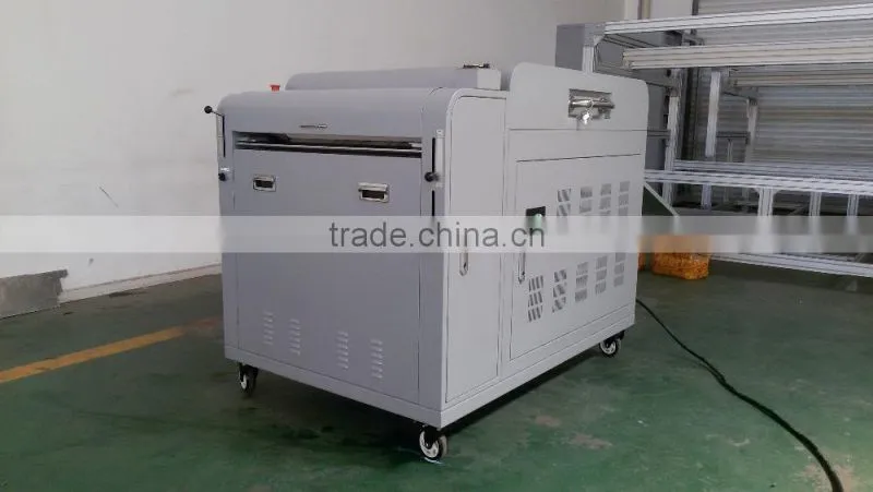 Chinese most postpress euipment manufacturer coating machine with IR bulb or UV bulb