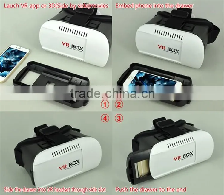 VR Box Virtual Reality 3D Glasses for Smartphone