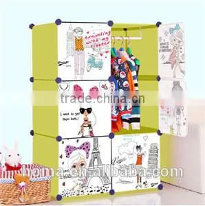 2015 hot sell grils cheaper wardrobe for storing clothes