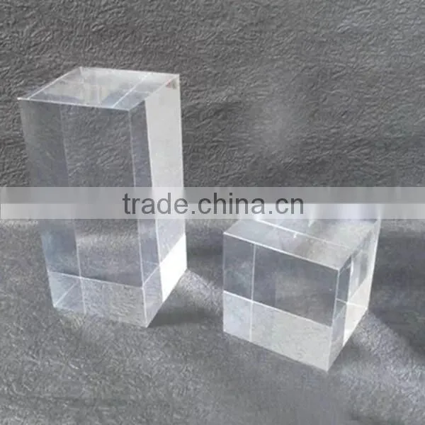 clear acrylic ice block
