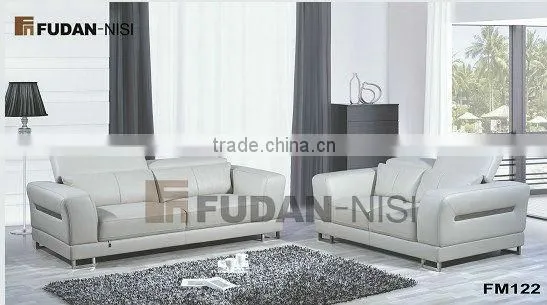 European superior leather sofa with wheels