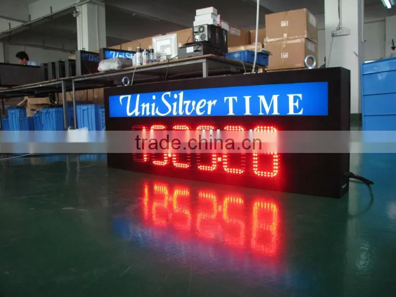 10'' Led Time And Temperature Sign Board