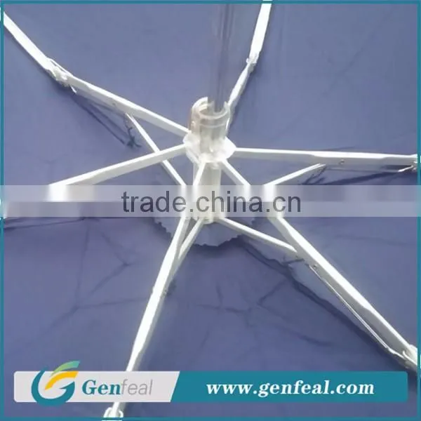 aluminium umbrella frame 5 fold small umbrella for promotion