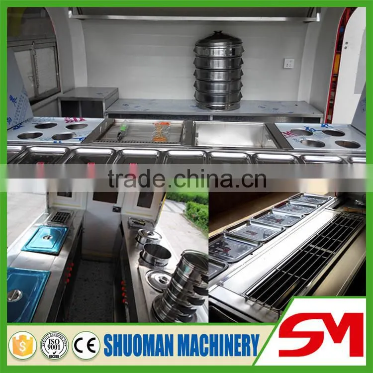 Stainless steel waterproof and low noise grill the dining car