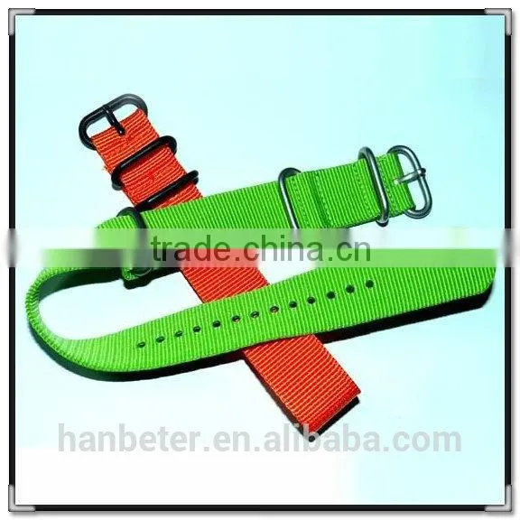 PVD buckle high quality fashion nato band adjustable custom watch band parts