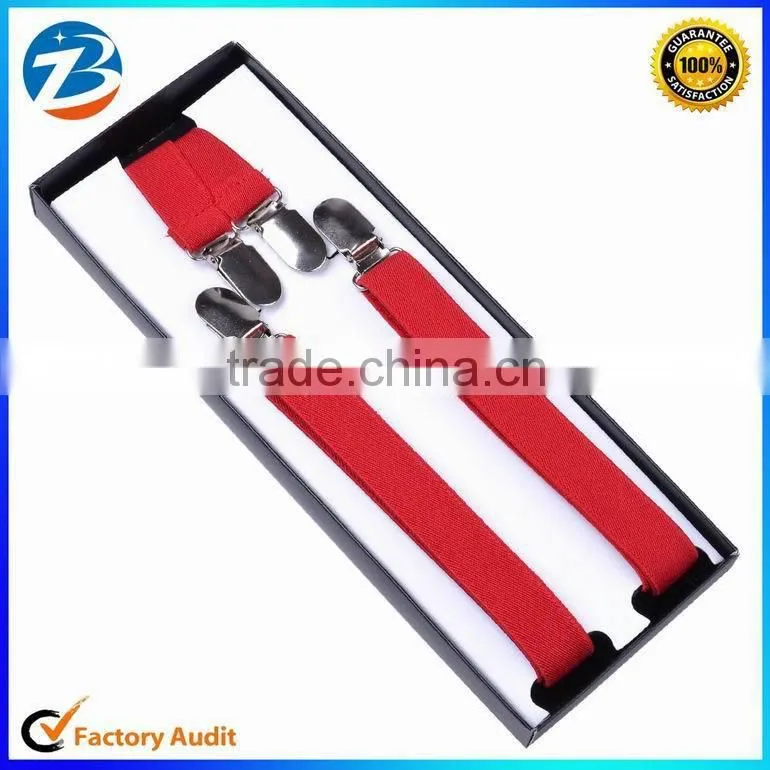 Unisex Fashion Non-cross Skinny Elastic Braces Suspender