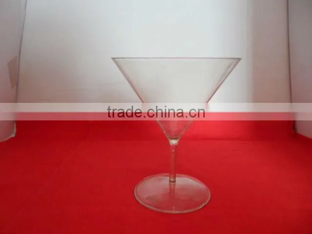 plastic clear glass cup