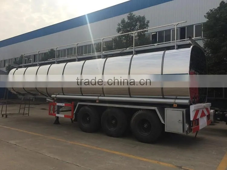 40cbm-46cbm stainless steel edible oil tank semi trailer