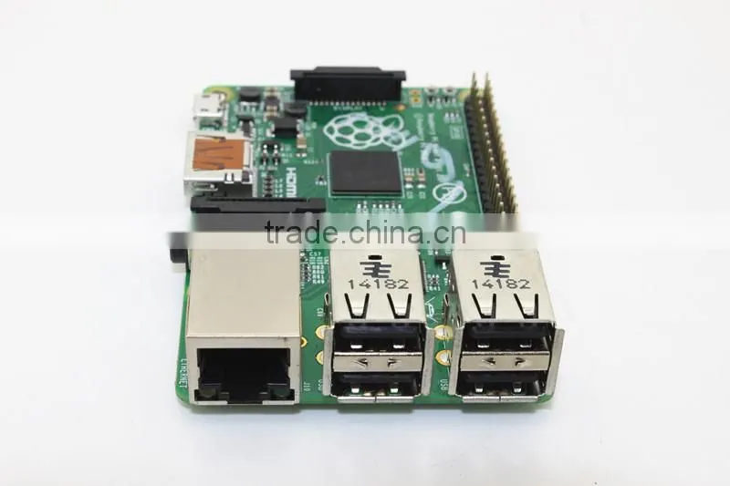5 IN 1 Raspberry Pi Model B plus Board + 3 heat sinks + Pi Cobbler GPIO + 1 board case l+1pcs cable