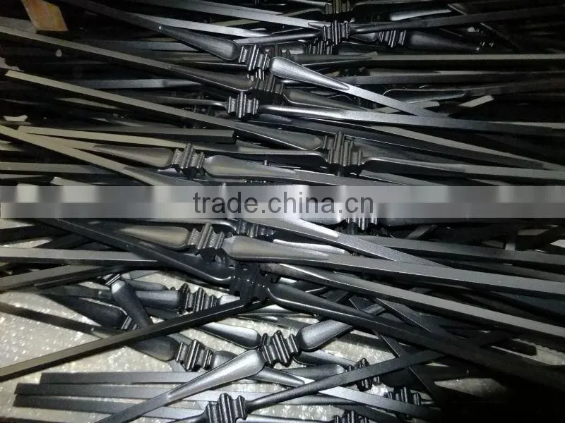iron main gate decorative wrought iron picket steel bar fence railing